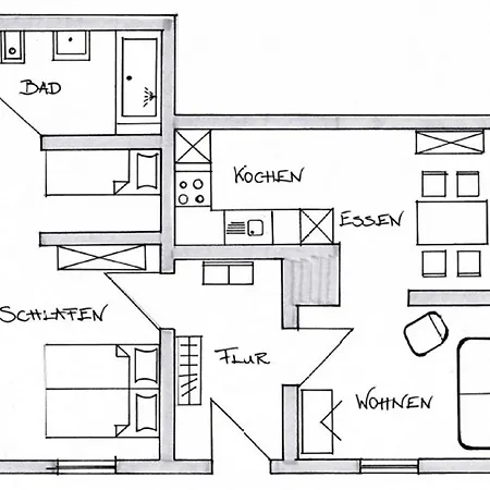 Wohlfuehl-ferienwohnung Sonja 公寓 博登迈斯